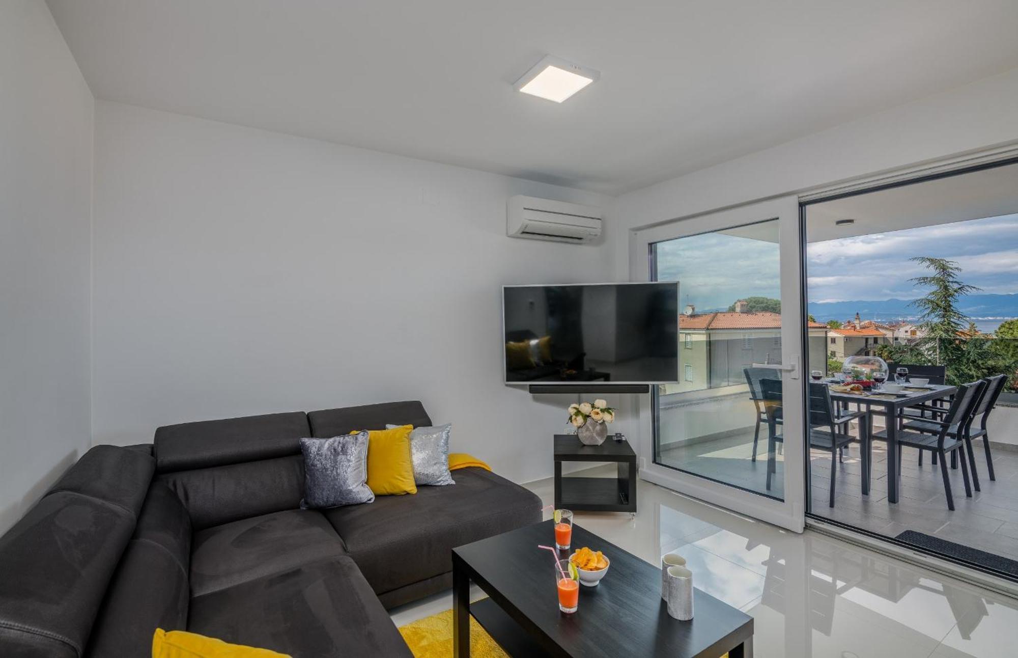 Apartments Elle Luxury Vantacici Malinska Δωμάτιο φωτογραφία